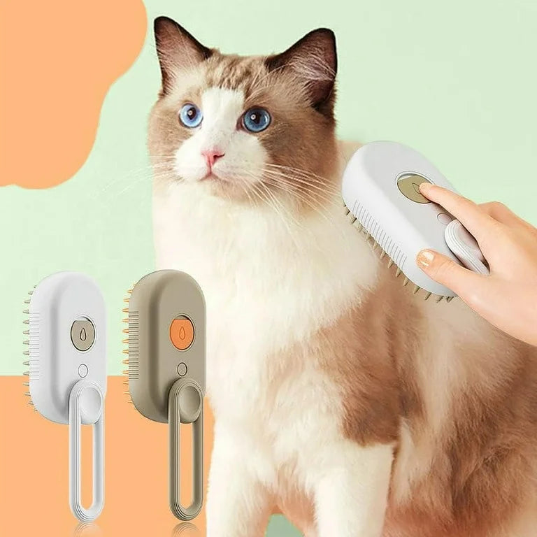 Arix ™ 3 - 1 Steamy Pet Grooming Brush