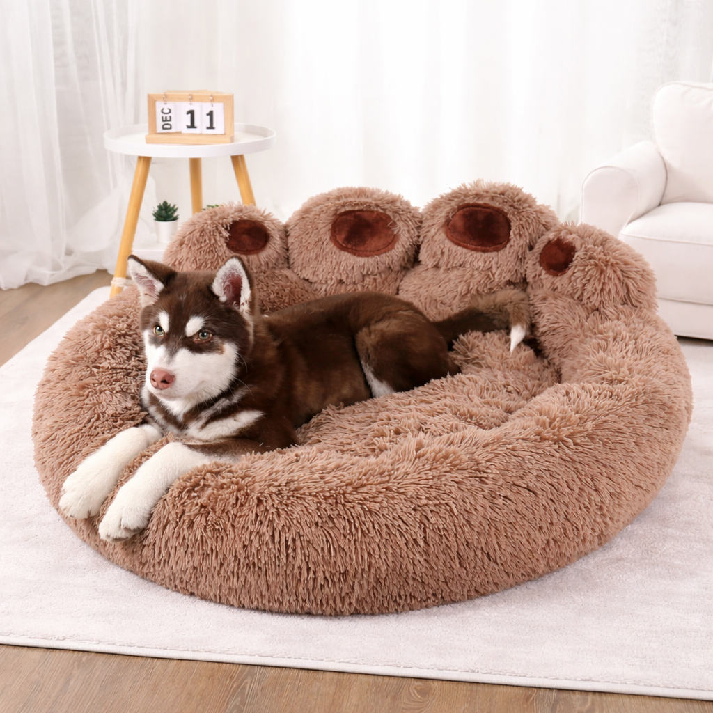 Arix™ Warm Fluffy Dog Bed