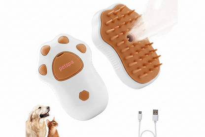 Arix™ 3 in 1 Steamy Paw Shape Brush