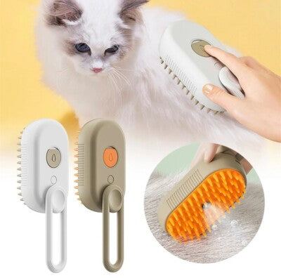 Arix ™  3 - 1 Steamy Pet Grooming Brush