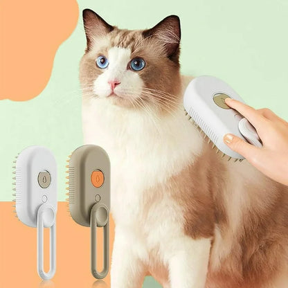 Arix ™  3 - 1 Steamy Pet Grooming Brush