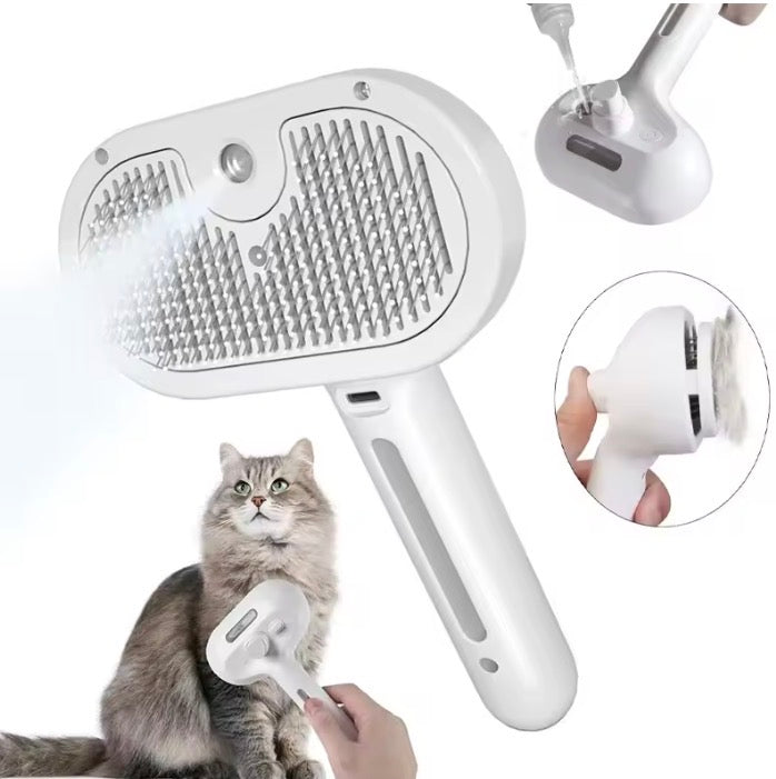 Arix ™  3 - 1 Steamy Pet Grooming Brush