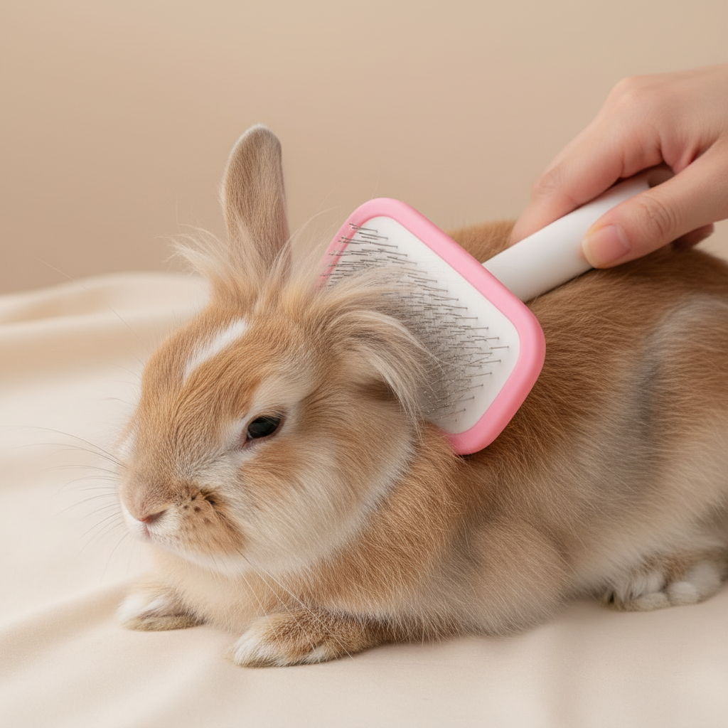 Arix™ Rabbit Removable Hair Brush