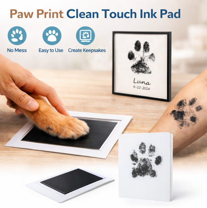 Arix™ Paw Print Clean Touch Ink Pad